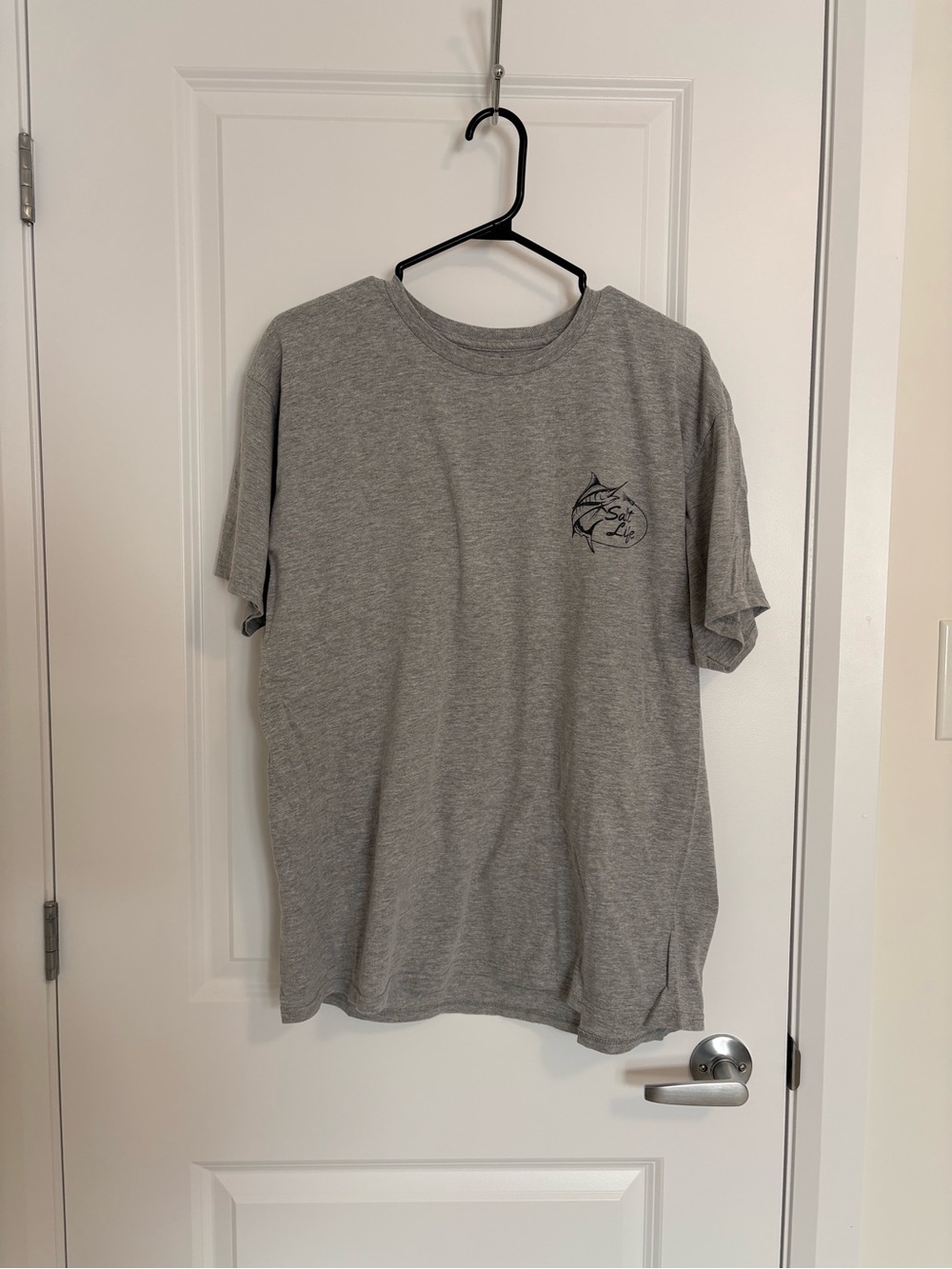 Salt Life Grey Short Sleeve Graphic Crewneck Tee